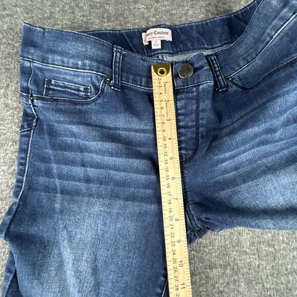 Juicy Couture Pull On Denim Leggings Womens Sz 6 28x29 Skinny Jeggings Mid Rise - Picture 11 of 11